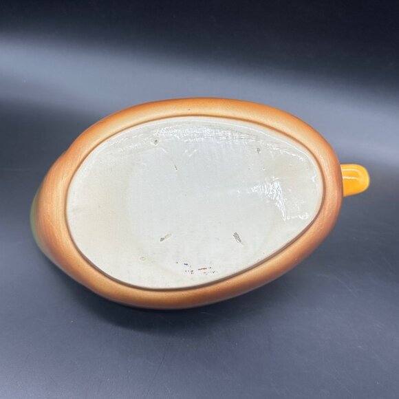 Vintage Duck Planter Catch All Caddy Green Brown Lodge Cabin Decor Ceramic Retro - Picture 7 of 10